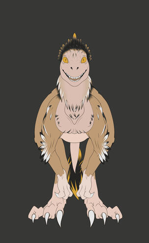 Made 2d full body model for my amazing client primaltheraptor 🦖💫. thank you for giving me chance to work with you Dinosaur model